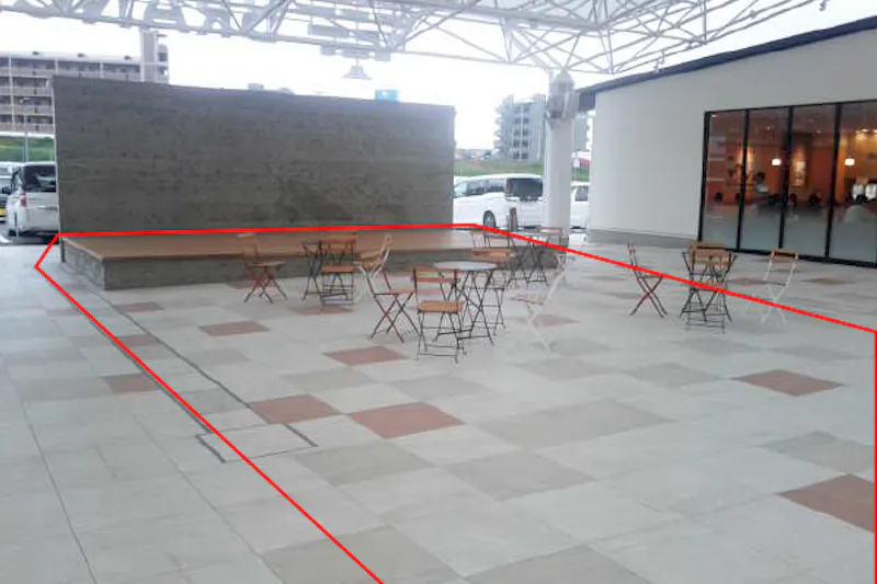 【BRANCH 福岡下原】プロモーションや物販用途での利用が可能な商業施設のイベント広場スペースの画像