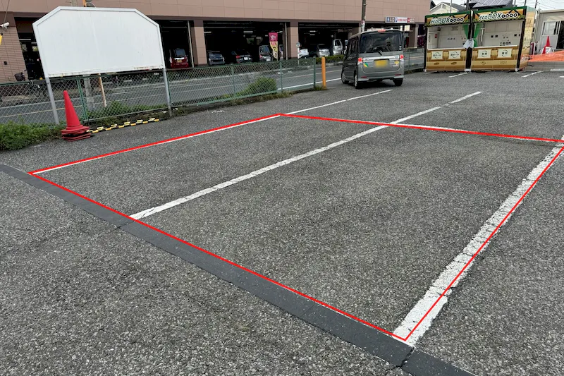 【ダイナム戸ヶ崎店｜割引キャンペーン実施中】キッチンカー出店やプロモーションイベントに最適なアミューズメント施設駐車場内のスペース③