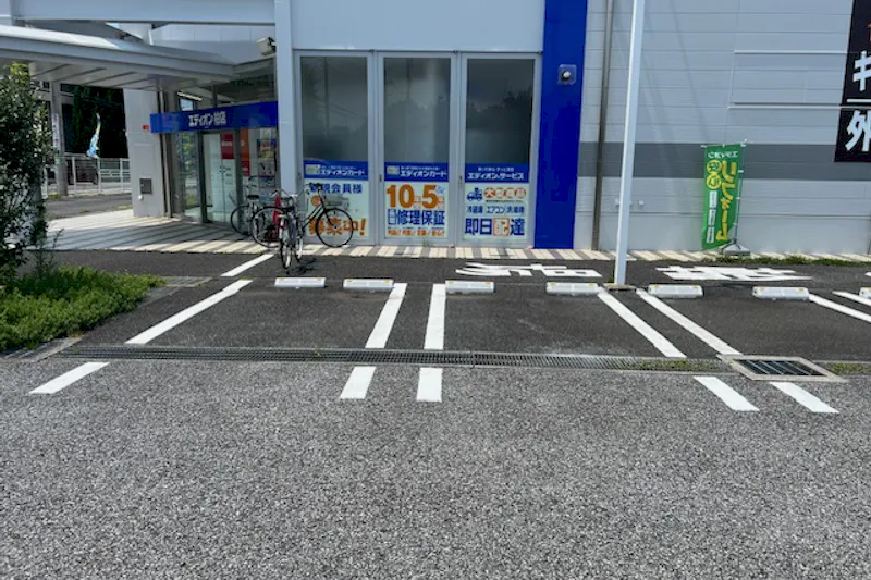 【エディオン柏店】キッチンカーに最適な駐車場イベントスペース