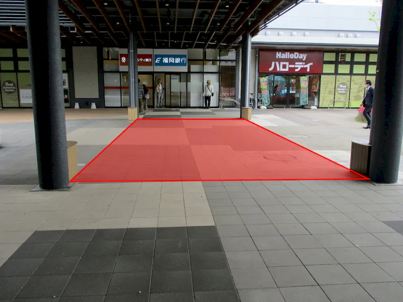 【BRANCH博多パピヨンガーデン】プロモーションや物販用途での利用が可能な商業施設のハローデイ前のスペースの画像1