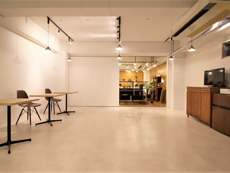室内入口から見た風景