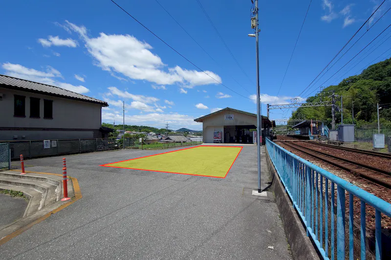 【木幡駅】物販やプロモーションに最適　自動車の乗り入れが可能な改札外駅前広場イベントスペース