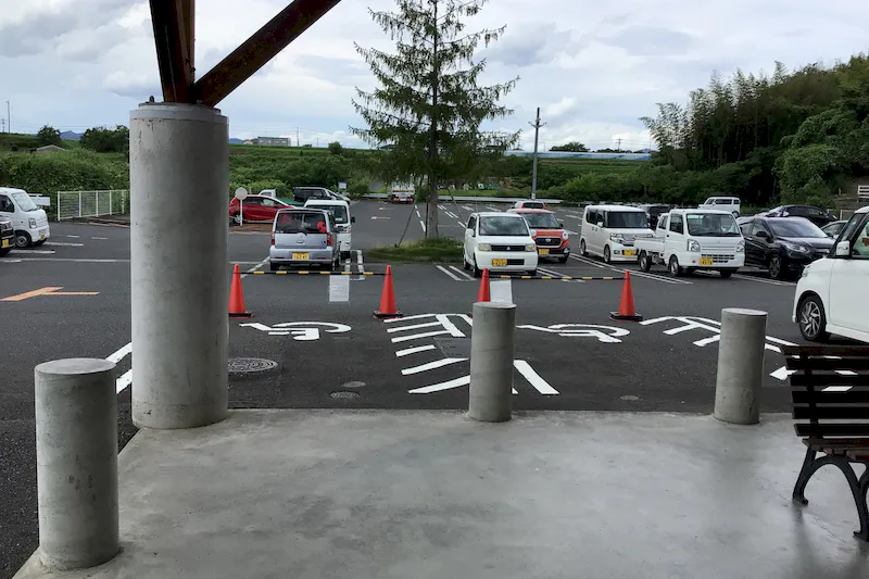 【ダイナム岡山院庄店ゆったり館｜割引キャンペーン実施中】プロモーションに最適なアミューズメント施設のイベントスペース（駐輪場）