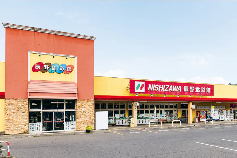 【辰野食彩館】食物販やプロモーション催事に最適なカート置き場スペース
