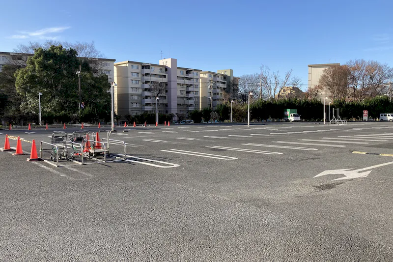【ユニディ松戸ときわ平店】屋外駐車場①　キッチンカーの出店に最適な屋外駐車場の催事イベントスペース