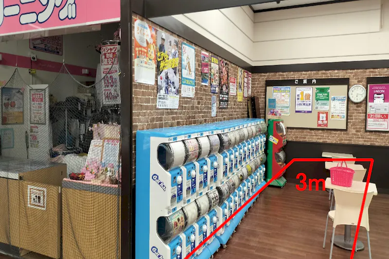 【マックスバリュ新川口】イートインスペースの1部 販促プロモーションや物販に最適なスーパー店内催事イベントスペースの画像